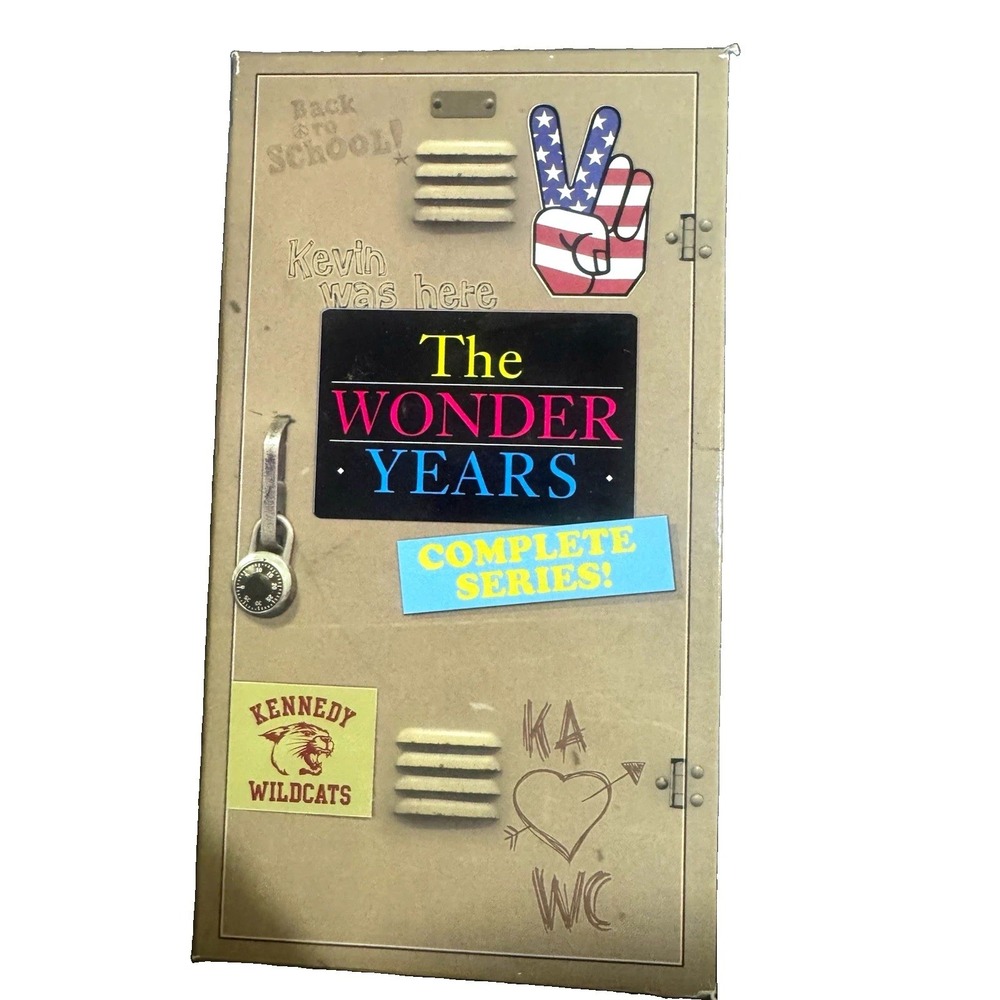 The Wonder Years Complete Series DVD Box Set Seasons 1-6 Locker Style Packaging